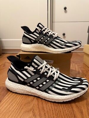 adidas Ultra Boost OG 45 Black White FW7366 Size 9