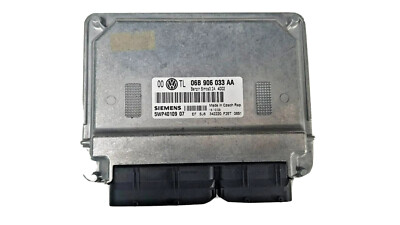 VW Audi Siemens (ENTSPERRT , OHNE WFS)  5WP40109 07 Motorsteuergerät 06A906033AA