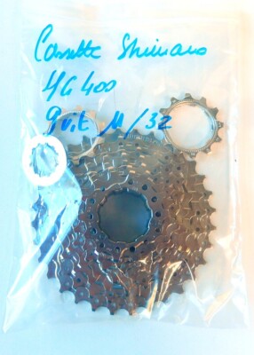 Cassette Shimano 9 Vitesses Shimano Kassette 9-fach CS-HG400 ICSHG4009128 11-28 Zähne Shimano Zee