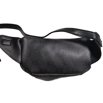 BEBE Women\'s Alexis Fanny Belt Bag Fanny Pack Faux‎ Leather Black Adjustable EUC BEBE Women main image 2