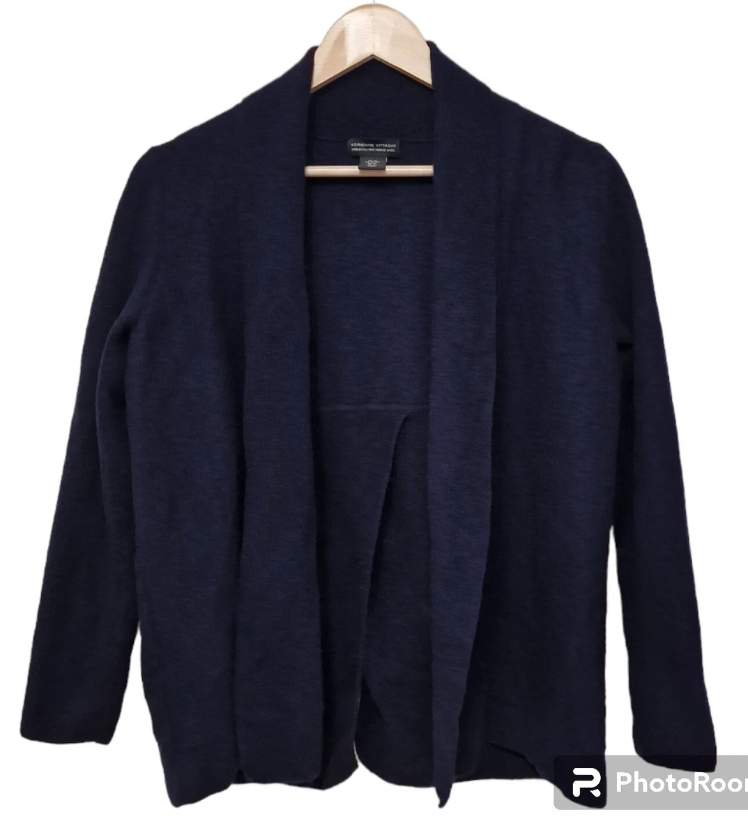 Fine merino top wool cardigan