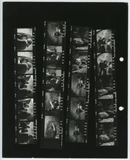Valerie Van Ost Chained To Wall Contact Sheet 1973 The Satanic Rites Of Dracula