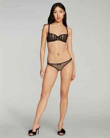 Vintage Agent Provocateur Raiven Black Brief Fishnet Small AP2 8-10 BNWT