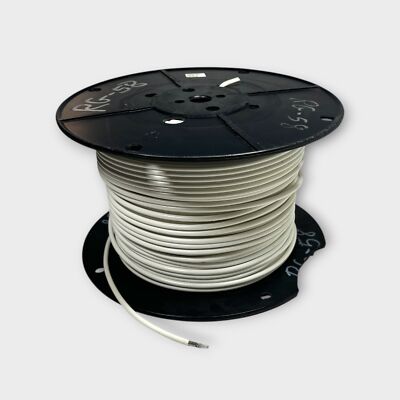 Berkshire Coax Cable RG58C/U   E24340, AWM Style 1354, 500 Ft Spool, NEW