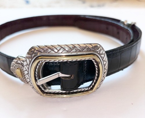Ceinture Femme BRIGHTON Marron - Taille Small, Cuir, Modèle #24309 - État Occasion Mais En Bon état - Fabriqué Aux USA