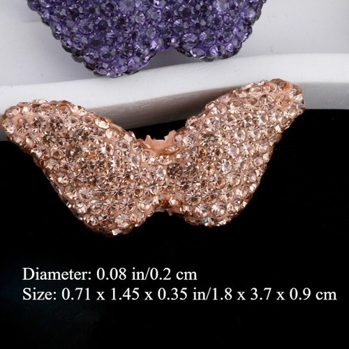 5pcs / Lot DIY Strass Ailes Perles pour Brillant Bijoux De Sac Clé Chaîne Décor - Bild 3 von 16