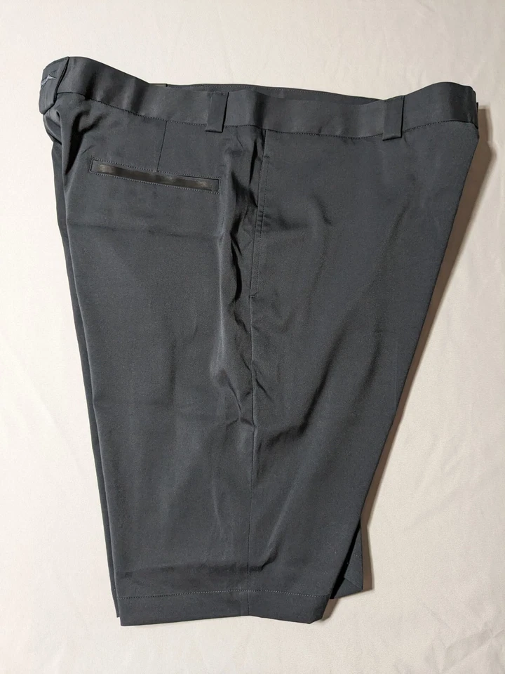 Pantalones Cortos SLAZENGER GOLF Hombres Talla 38 Tech Frente Plano Ébano NUEVO Foto 3 de 4