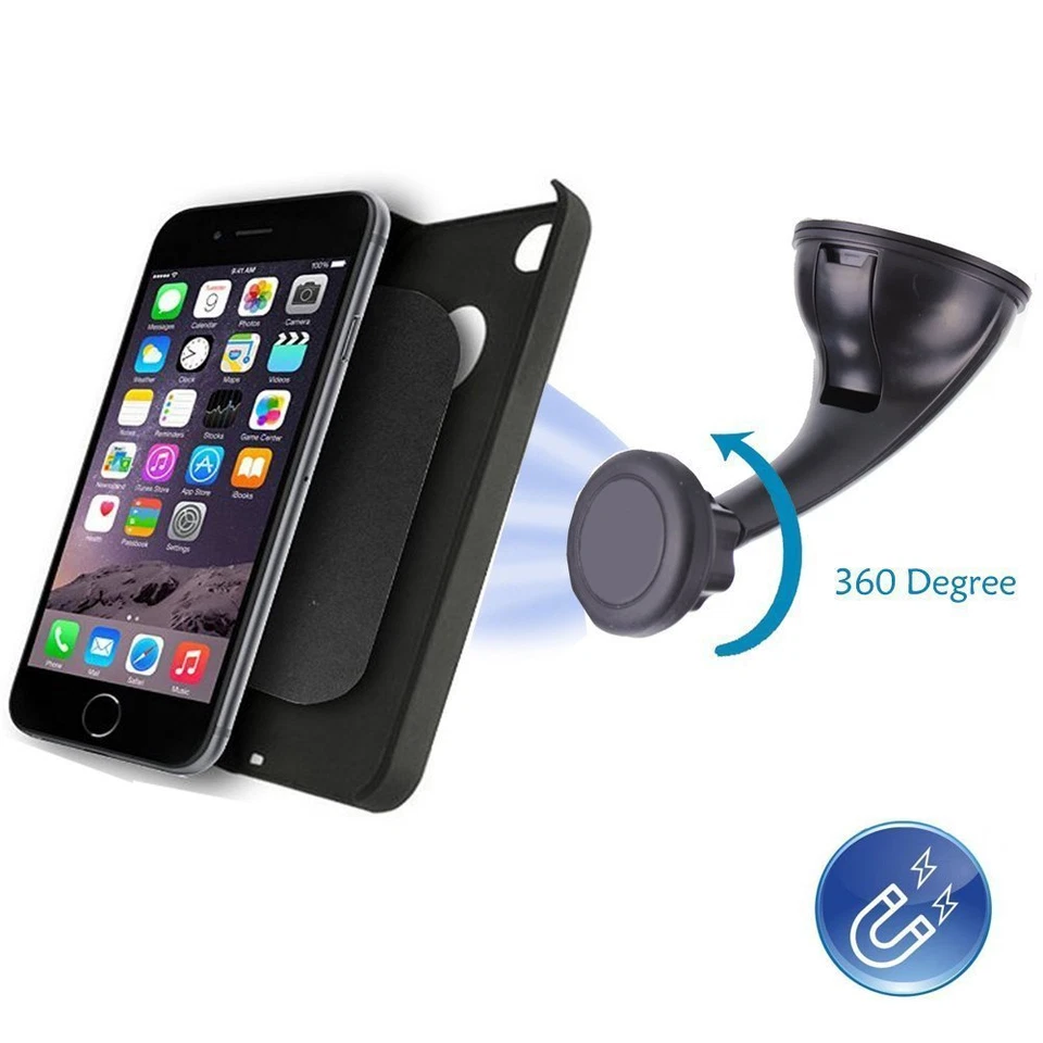 Soporte para teléfono celular para automóvil, ajuste universal magnético GPS soporte de montaje para teléfono para automóvil Foto 4 de 4