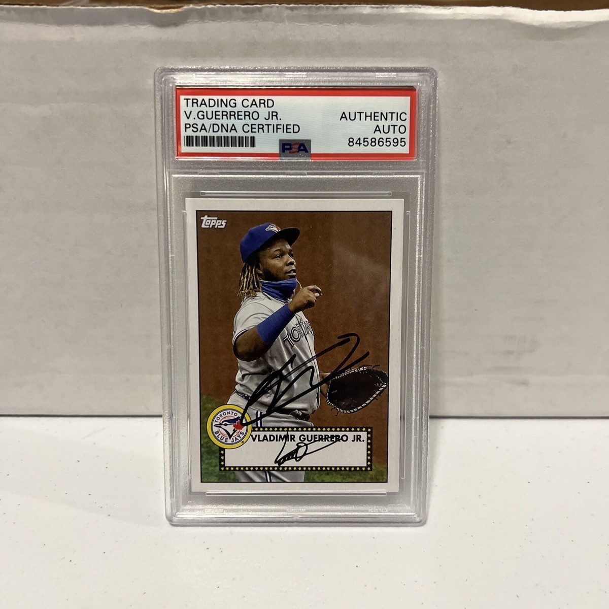 Vladimir Guerrero Jr ルーキー直筆サインカード　状態完璧！ Vladimir Guerrero Jr. Autographed Signed 2021 Topps Card #T52-46