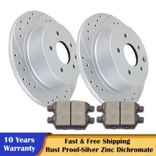 280mm Rear Rotors Disc & Brake Pads Brakes Kit for Ford Fusion Mercury Milan MKZ