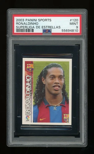 2003 Panini Superliga De Estrellas Ronaldinho #120 PSA 9 POP 1