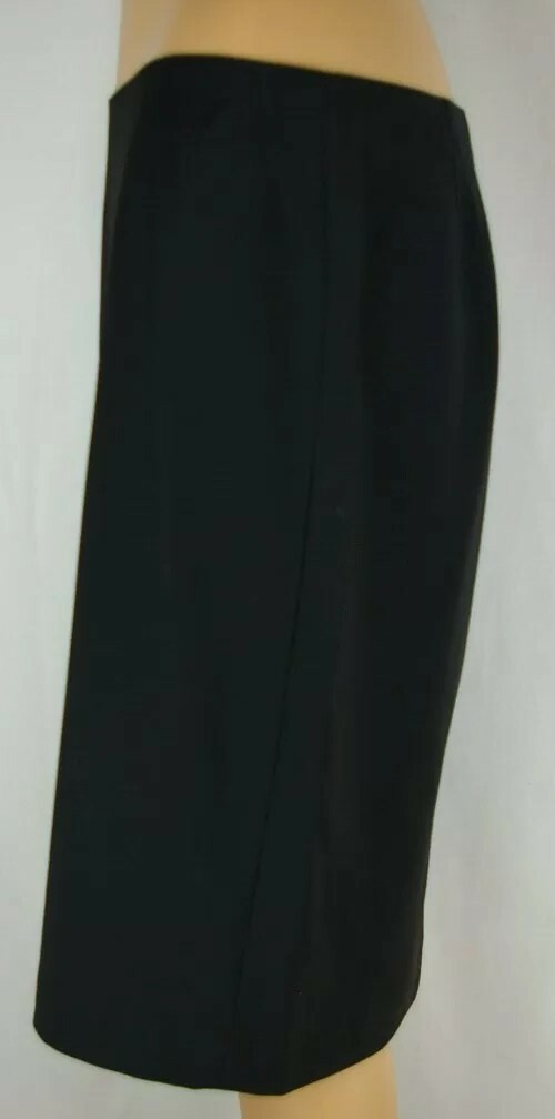 Talbots Petites Solid Black Fully Lined A- Line S… - image 3