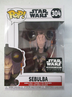 SEBULA VINYL FUNKO POP FIGURE #304 STAR WARS SMUGGLER'S BOUNTY