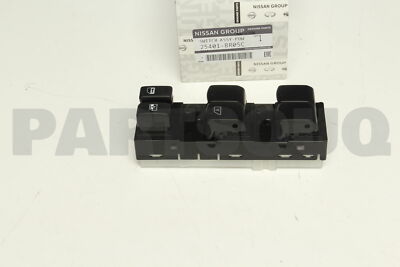 25401BR05C Genuine Nissan SWITCH ASSY-POWER WINDOW MAIN 25401