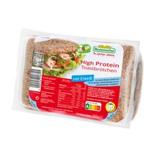 Mestemacher Eiweiß Toastbrötchen mit viel Eiweiß 4 Portionen 260g