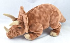 Dakin 18 Inch Brown Triceratops Dinosaur Plush