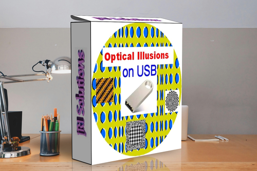Optical Illusions 1900+ Images on USB Teaching Aid Escher Mind Games Eye Tricks - Picture 3 of 3