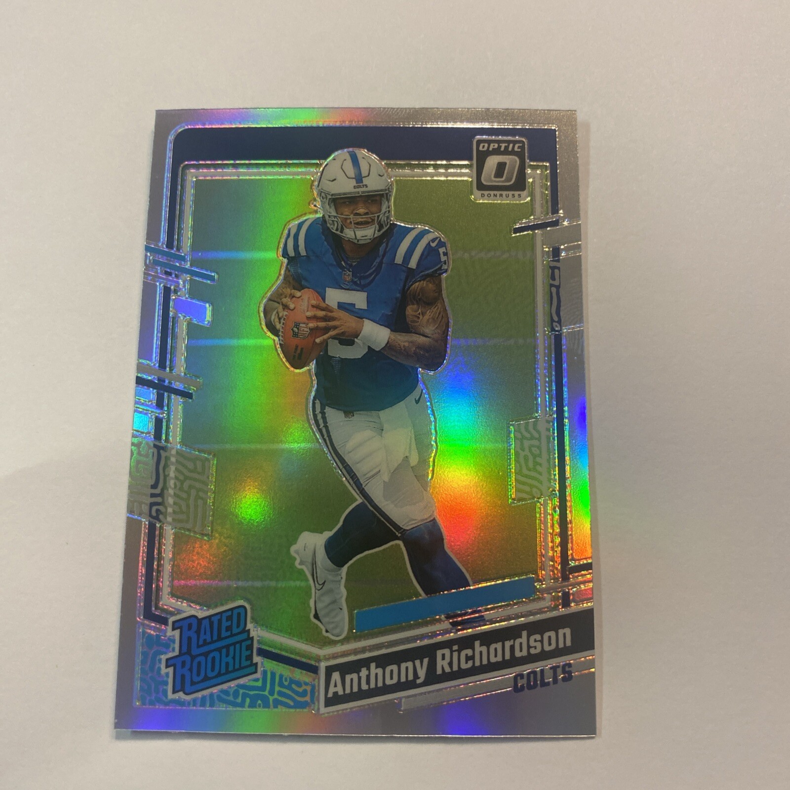 Anthony Richardson 2023 Panini Donruss Optic #247 Silver Holo Prizm Rookie RC