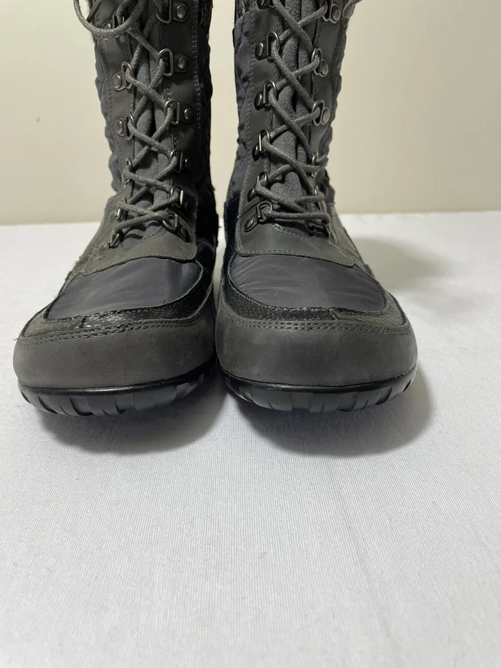 Botas Propet Delaney Frost Cuero + Frabric Mujer Talla 10 Gris Cremallera Lateral. Foto 3 de 4