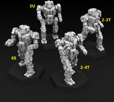 CLNT Clint Alternate Mech For Battletech Miniatures (PMW) 4 Vers!
