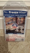 Freeze Miser Outdoor Faucet Freeze Protector 2 Pack - BRAND NEW