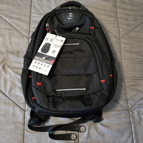 Swiss Digital Design Neptune Backpack (NWT), TSA Friendly RFID, 16" Laptop, USB - Picture 3 of 14