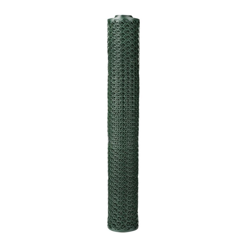 3 Ft. X 25 Ft. Plastic Poultry Hex Garden Fence Netting, Green - Picture 3 of 12
