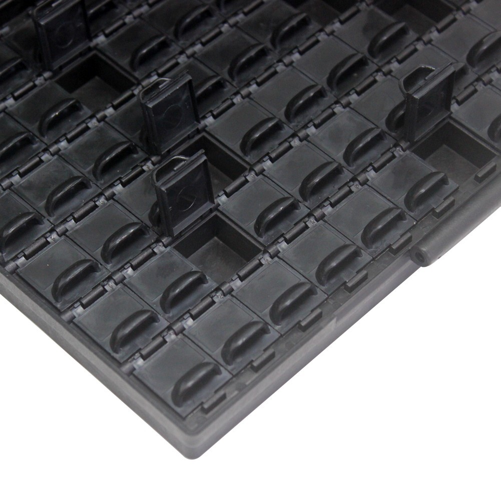 AideTek BOXALL96AS ESD Safe Organizer - 96 Compartment Anti-static SMD Component Storage