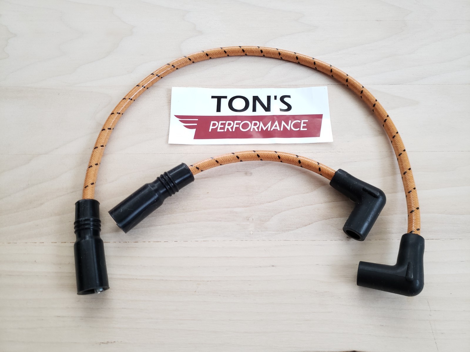 Harley Davidson Big Twin 9917 FXD Dyna Softail Spark Plug Wires Orange