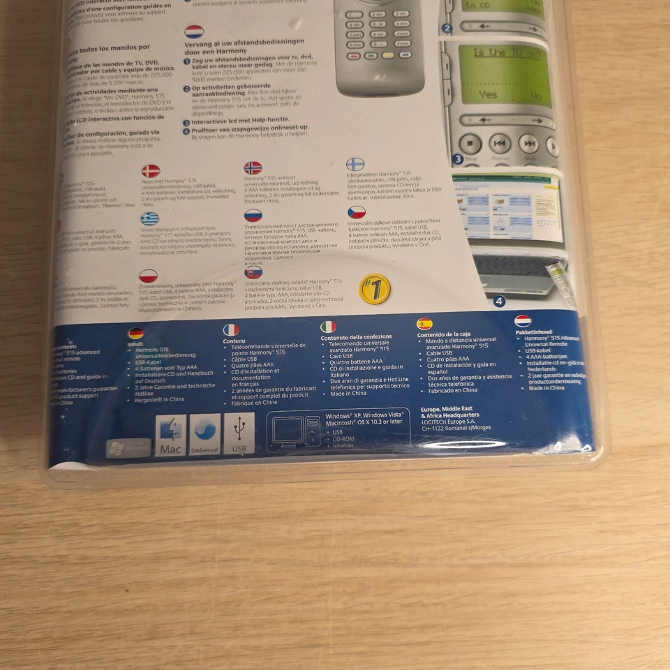 Logitech Harmony 515 Universal Remote Factory Sealed Brand New - Image 3 of 4