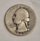 1942 P Washington Quarter - Circulated- Good Condition