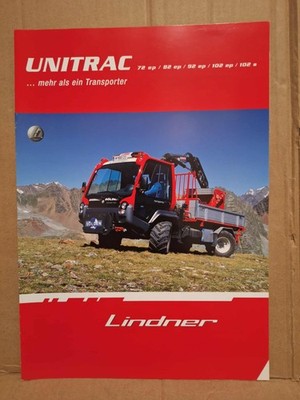 Lindner Unitrac 03/15 Brochure Tractor Tractor