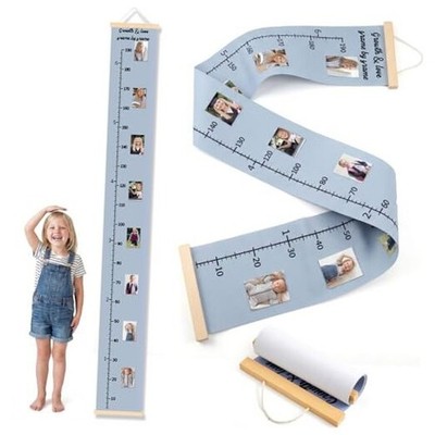 Growth Chart for Kids, Measures Up to 1.9m, Kid Height Wall Chart with Picture 