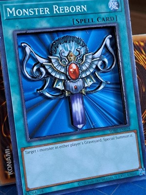 3D Yugioh Card - Monster Reborn
