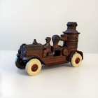 Vintage Hubley 1930's Cast Iron Fire Pumper Truck