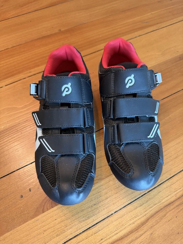 Peloton Bike Cycling Shoes w/ Cleats EU 38 US Women 7 Or Men 5.5, Excellent
