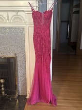Portia Scarlett Elegant Pink Sequin Gown