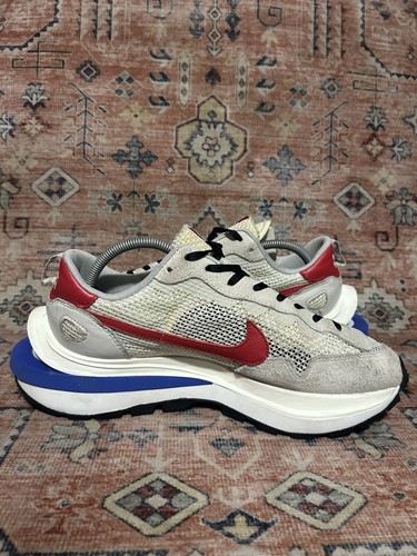 NIKE VAPORWAFFLE USED SIZE 10.5 SACAI SAIL SPORT FUCHSIA LIGHT BONE CV1363 100 - Picture 8 of 15
