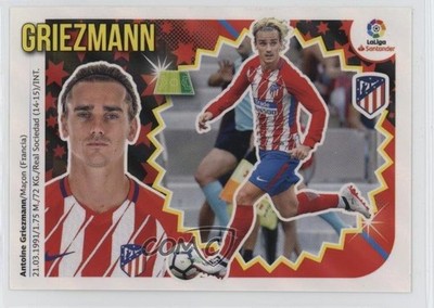 2018-19 Colecciones Este Liga Stickers Atletico de Madrid Antoine Griezmann 0t48