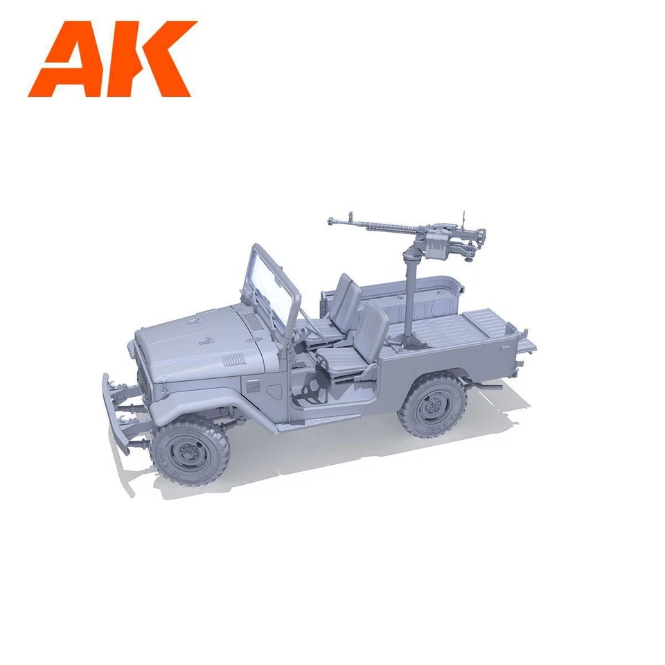 AK INTERACTIVE 1/35 FJ43 PICKUP WITH DSHKM - Immagine 3 di 4