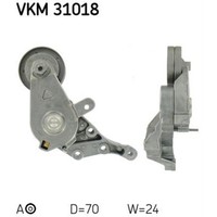 SKF Spannrolle Keilrippenriemen Automatisch FüR VW Caddy II Kasten Golf IV Audi