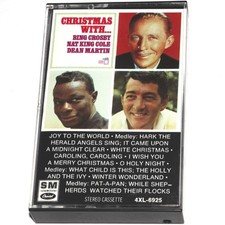 Christmas with Bing Crosby Nat King Cole Dean Martin Cassette Tape PLAY TESTED