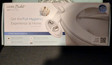 LUXE Bidet W85 Pearl Grey Bidet Attachment, Easy Installation, Gray/White