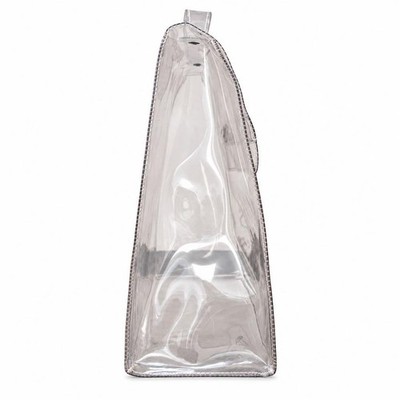 HERMES Vinyl Kelly 40 Hand Beach Bag Clear SOUVENIR DE L