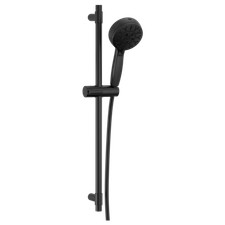Delta 51584-BL 7-Setting Slide Bar Hand Shower with Cleaning Spray -Matte Black
