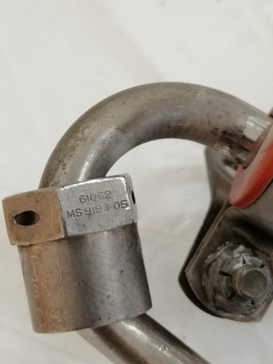 JT8D PRATT & WHITNEY TUBE ASSY # 2 BRG DRAIN  P/N 766403 INSPECTED