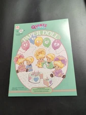 Vintage Golden 1990 Quints Five times Fun #1506 Paper Dolls Book Uncut NOS 