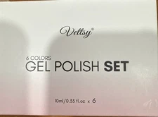 Gel Nail Polish Set 6 Colors Vettsy Gel Polish Set