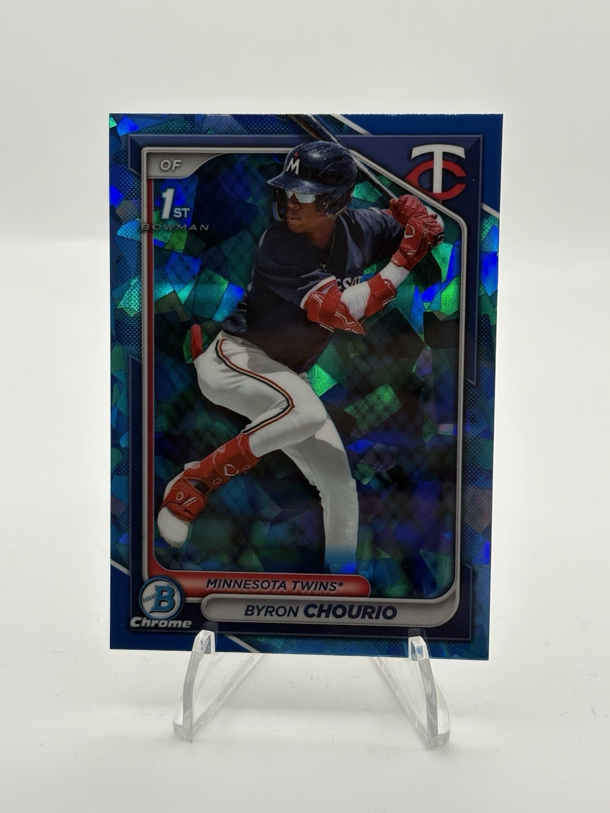 2024 1st Bowman Chrome Sapphire Byron Chourio #BCP-129 Twins