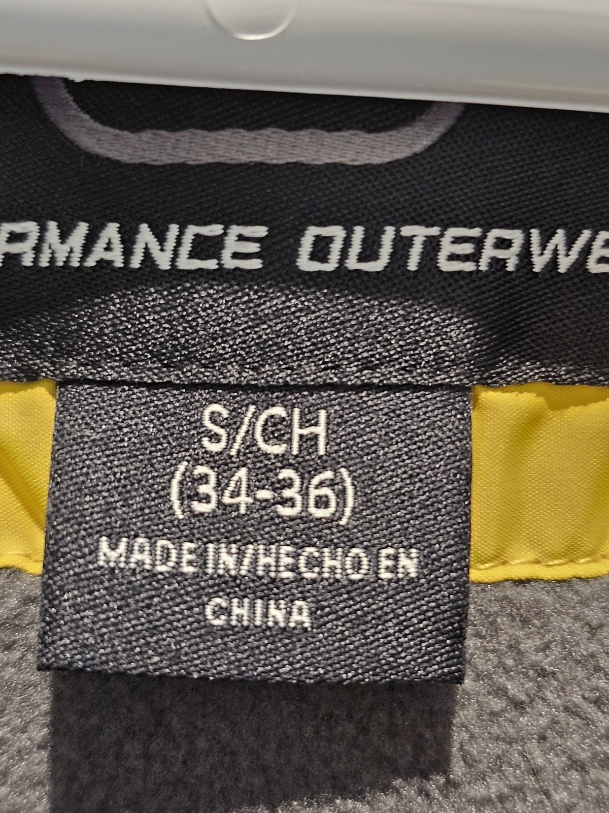 Free Tech Performance Outerwear Jacket Gray Yello… - image 4